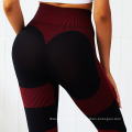 Athletic Wear High Waist Tummy Control Capri Knitted Energy Contour Seamless Leggings
